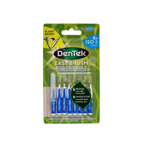 Easy Brush Mellanrumsborste ISO3 &ndash; Medelstor (0,6 mm), 8 st